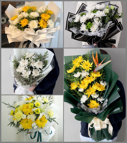 云南昭通彝良县龙安镇白事花束代送